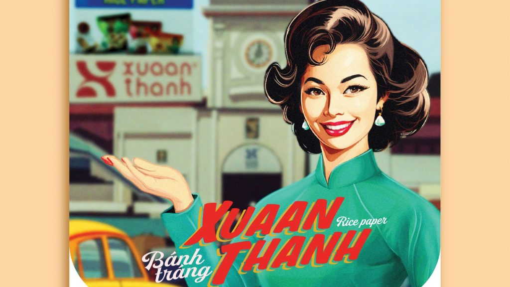 Hệ thống hình ảnh thiết kế cho Bánh tráng Xuaan Thanh