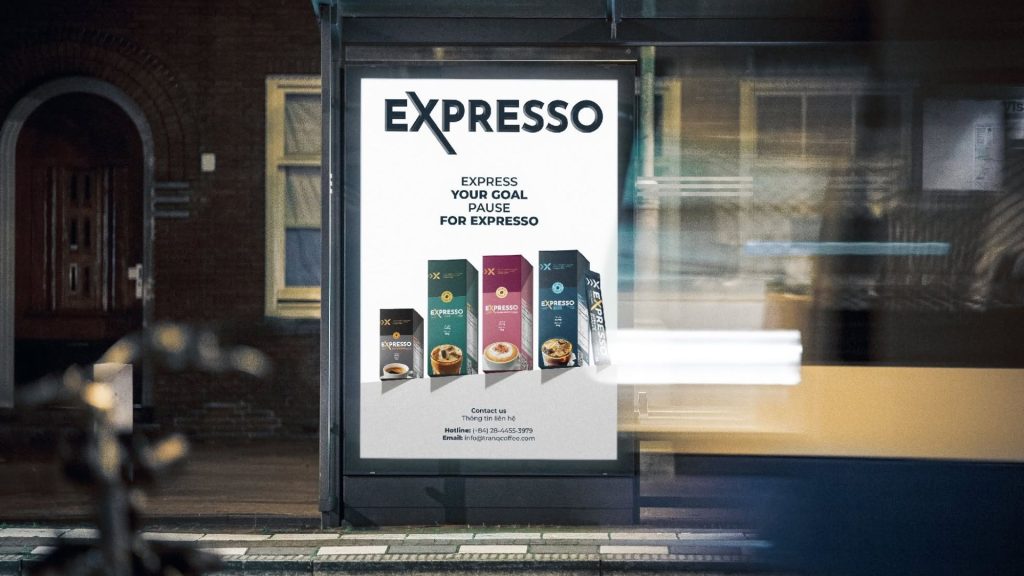 Hệ thống ứng dụng nhận diện thương hiệu của Expresso Coffee
